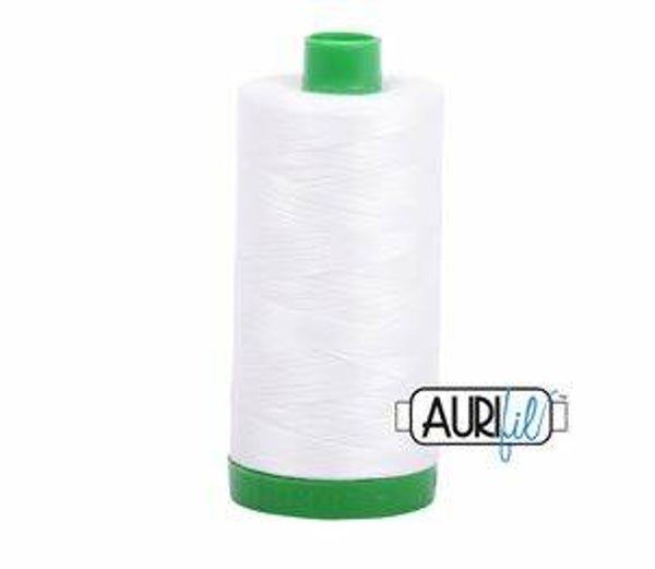 Aurifil 2021 - 1000m - Natural White 40wt