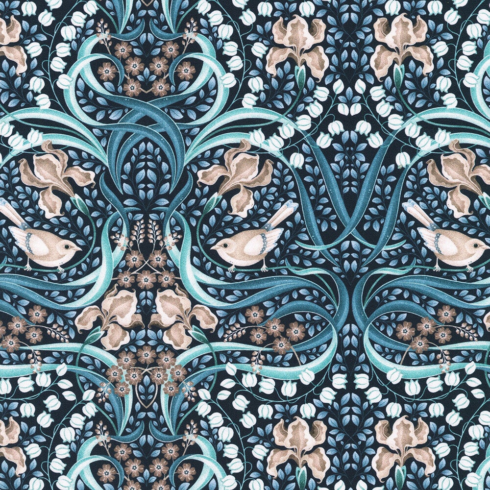 FEATHERS AND FLORA, RCMD-22747-248 MARINE