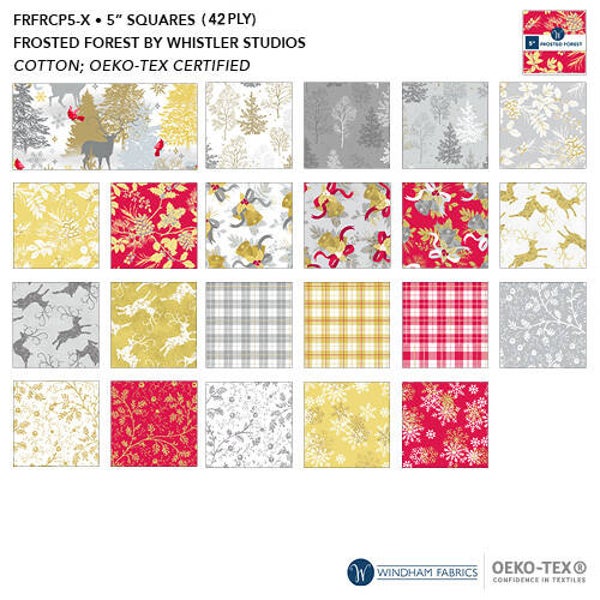 Frosted Forest, 5x5 Charmpack