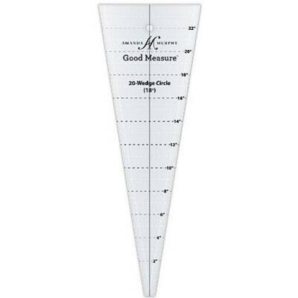 20 Wedge Circle Ruler 18 Degrees - Amanda Murphy