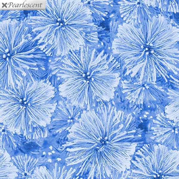 Pearl Frost, Frosty Pine Needles Cobalt (Kerst)