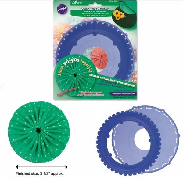 Clover 8708 Quick Yo-Yo Maker Jumbo - Rond 90 mm
