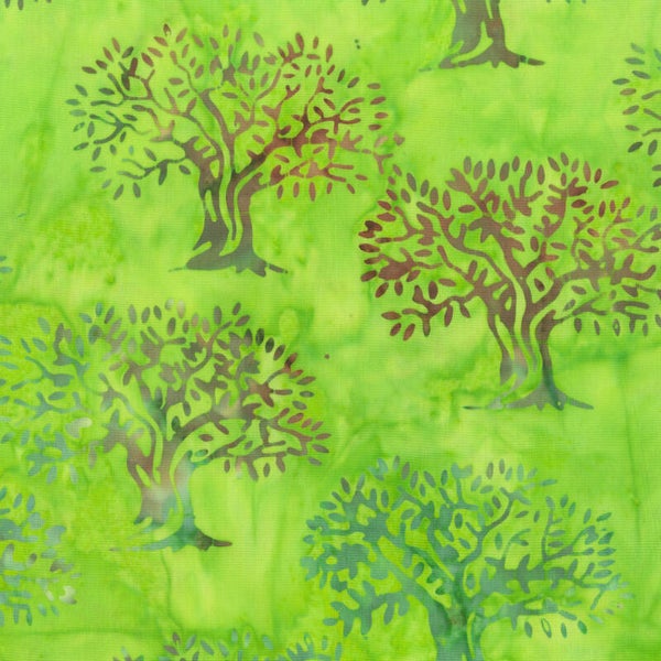 Anthology Batik Stof - 9100Q1 Faith, Tree Of Life Grass