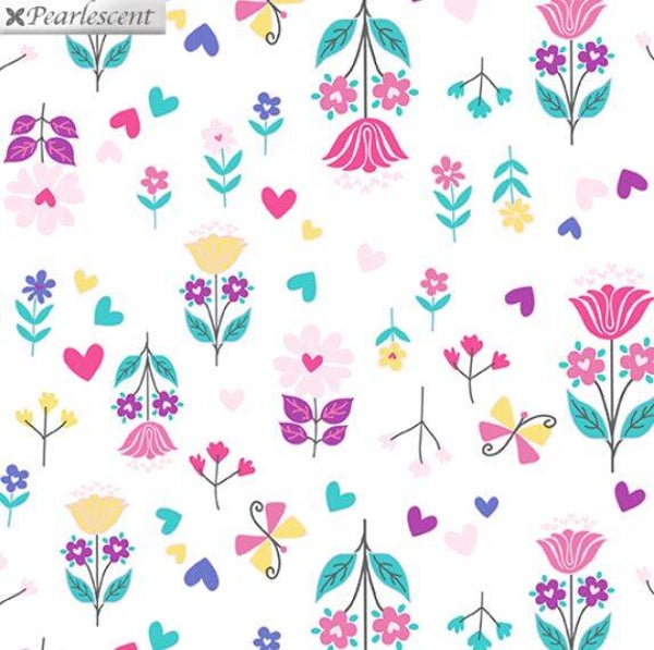 Unicorn Magic, Magical Flowers White