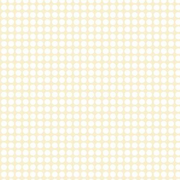 Better Basics Deluxe Cotton, Tonal Dots White Ecru (Basic)