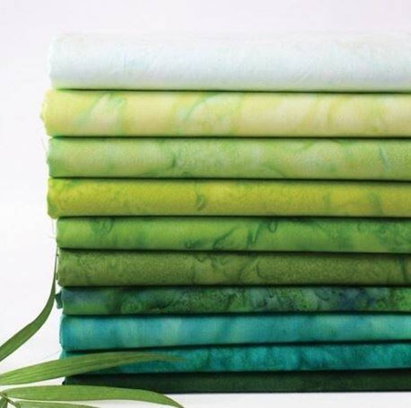 Clover, Lava Solids Tonal - Fat Quarter Bundle (10 st.)