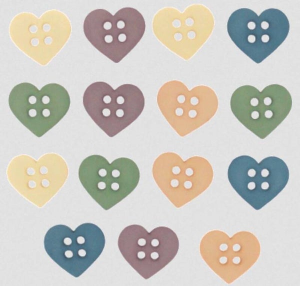 Knopen - Sew Cute Hearts