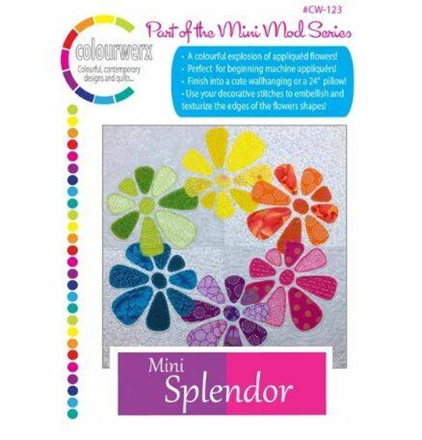 Kussen patroon - Mini Splendor Patroon, Colourwerx (EN)