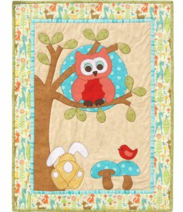 Kids Quilts - "Owlie" (EN) (Wall Quilt patroon)
