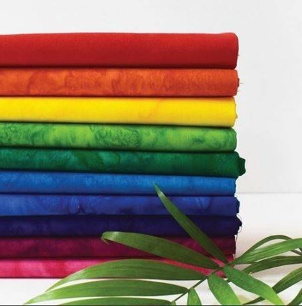 Rainbow, Lava Solids Tonal - Fat Quarter Bundle (10 st.)