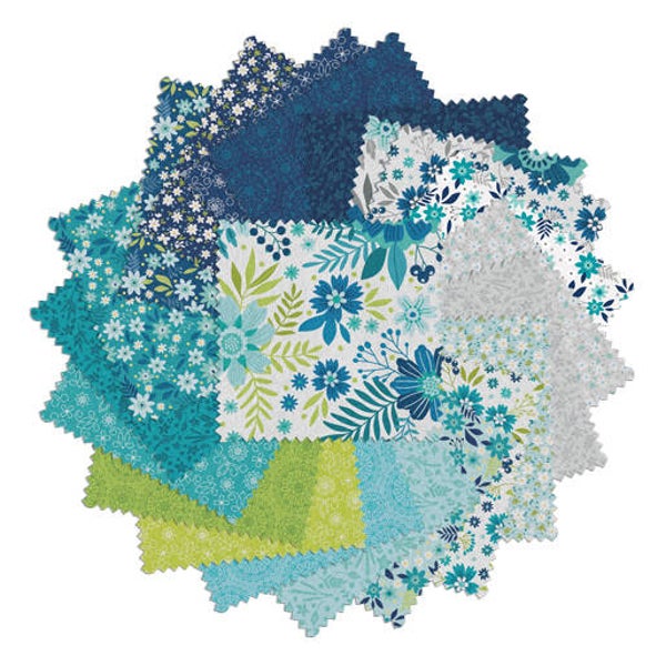 Among the Wildflowers II - 5x5 Charmpack