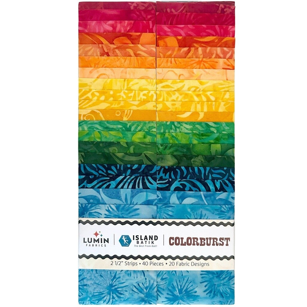 (40pc) - COLORBURST (Batik) - Jelly Strips