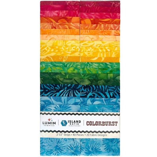 (40pc) - COLORBURST (Batik) - Jelly Strips