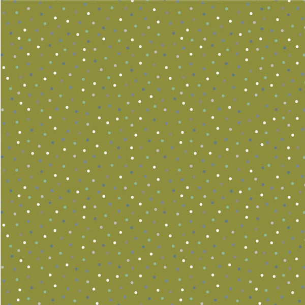 COUNTRY CONFETTI, SHAMROCK - Green Poppie Cotton