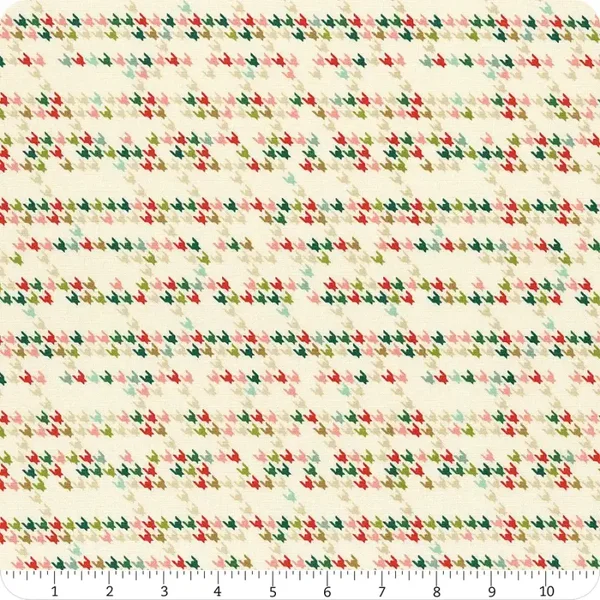 Cozy Wonderland Natural Houndstooth Party (Kerst)