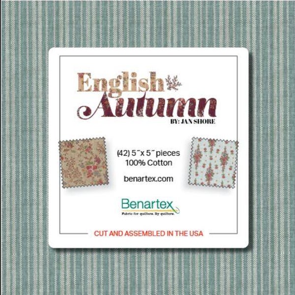 English Autumn - 5x5 Charmpack