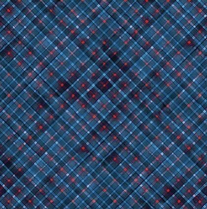 Hedgehog Hollow, Plaid - Blue