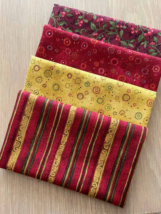 "Star of wonder" bundle pakket red (4 st.) Kerst