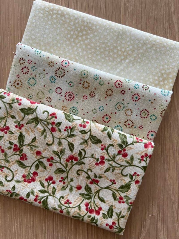 "Star of wonder" bundle pakket CREAM (3 st.) Kerst