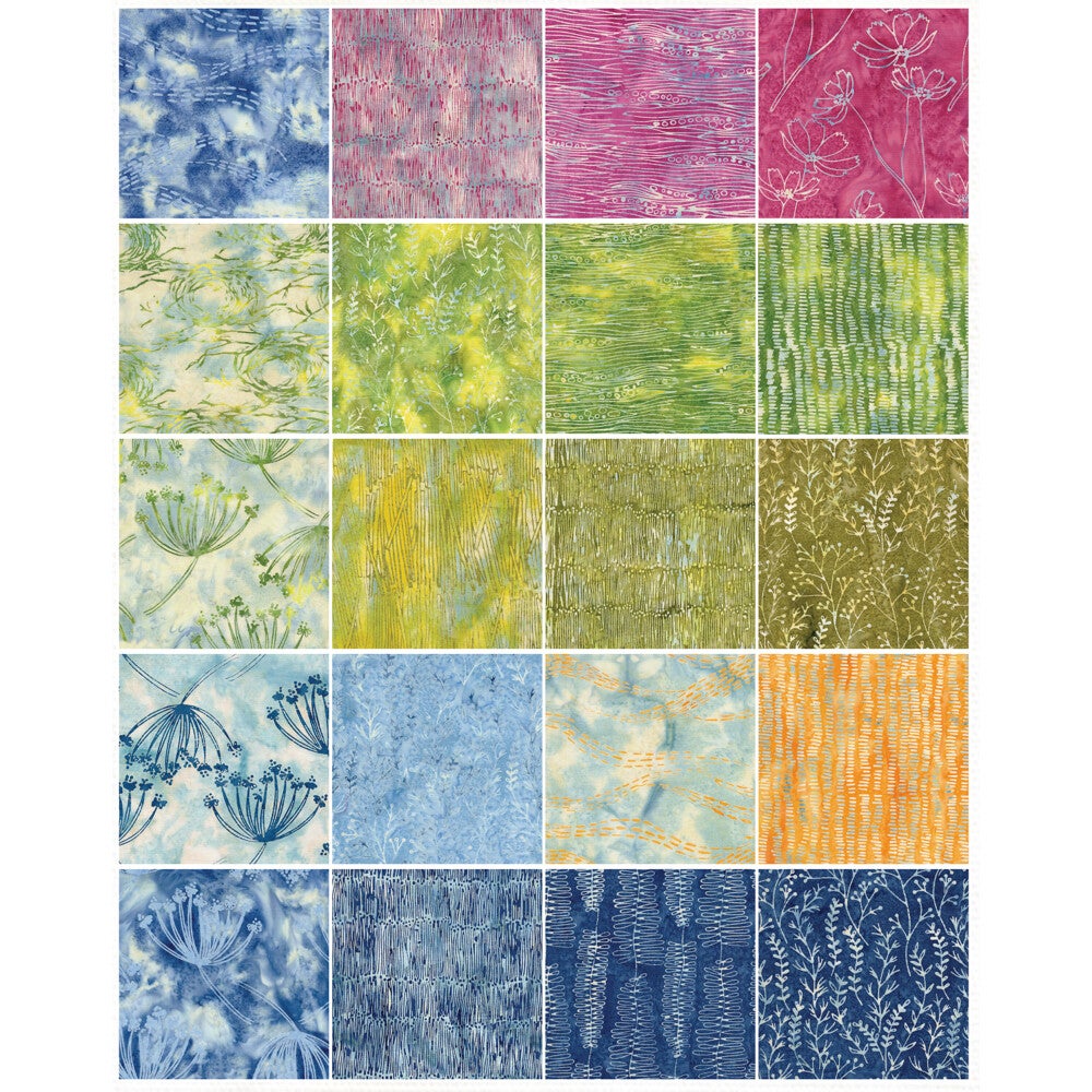 MEADOW BROOK (Batik) - 5x5 Charmpack