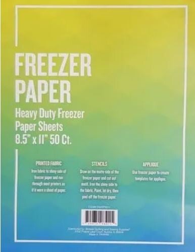 Freezer Paper Sheets 8,5 x 11 Inch (50 pc), Central and Main