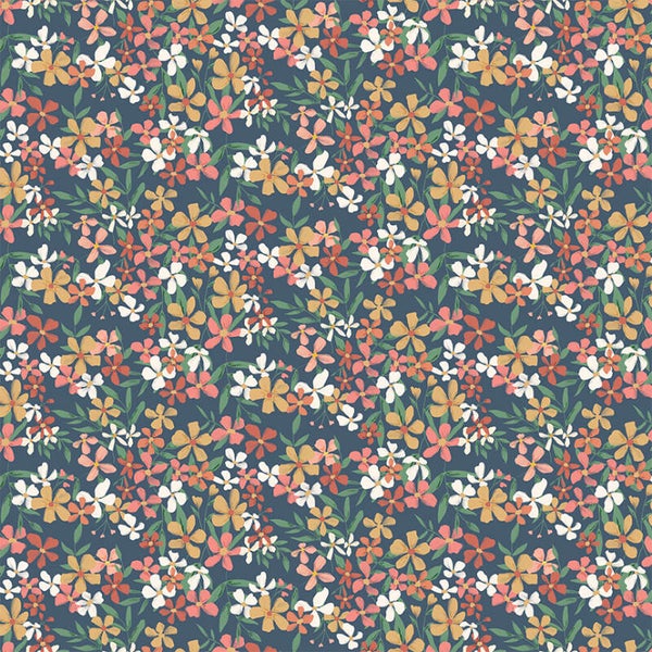 PAINTED BLOSSOMS, Painted Blossoms - Navy