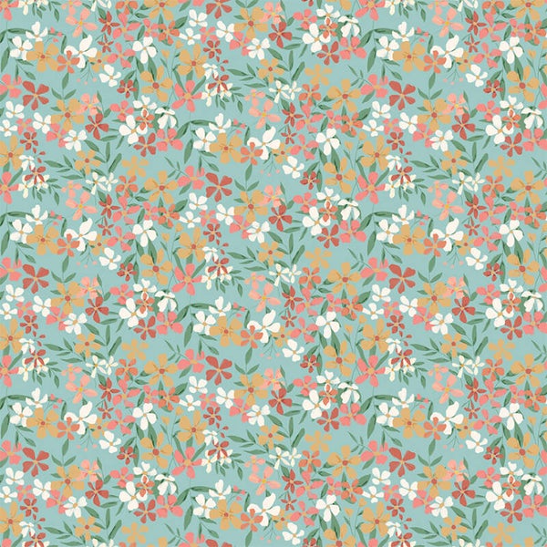 PAINTED BLOSSOMS, Painted Blossoms - Teal