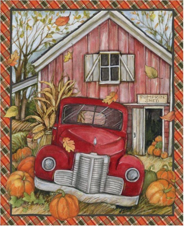 Pumpkin Cotton Panel (90 x 105 cm)