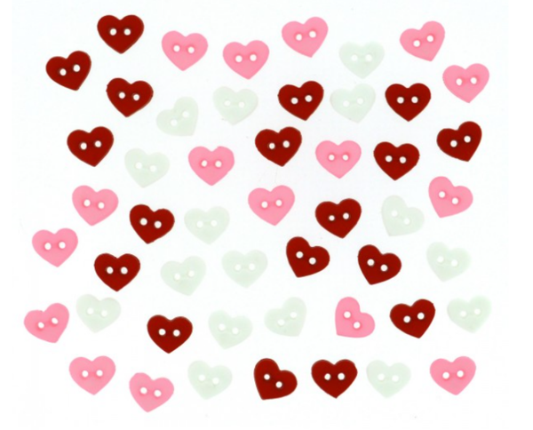 Knopen - Micro Valentines Hearts