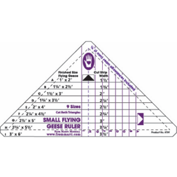 8705 - Small Flying Geese Ruler, Marti Michell