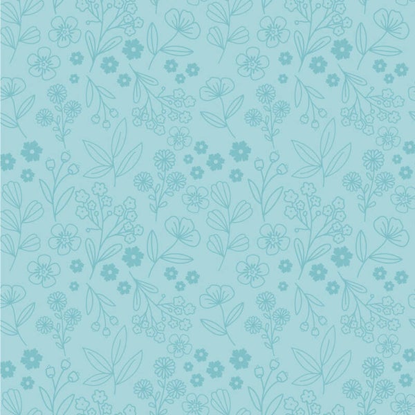 POPPIES PATCHWORK CLUB, POTTERS PATCH - Blue