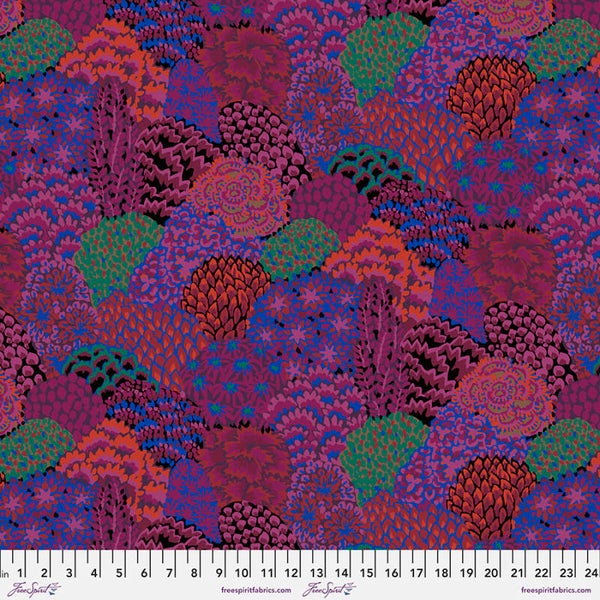 Kaffe Fassett - 85 & Fabulous Maroon Large Oriental Trees