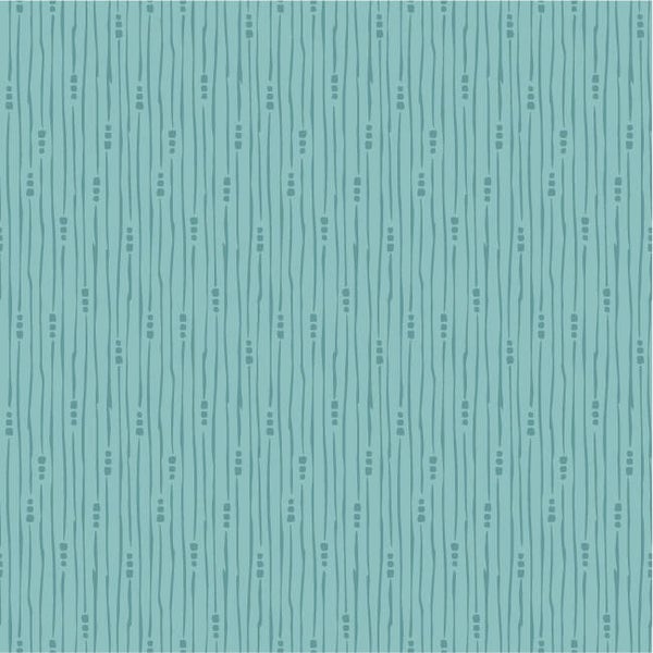 HOLLYHOCK LANE, RAIN - Teal