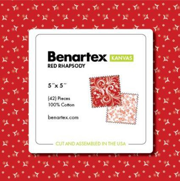 Red Rhapsody, 5x5 Charmpack