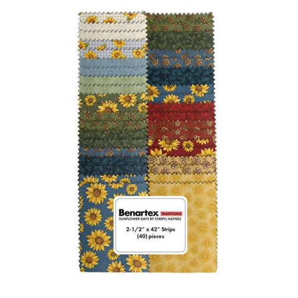 (40pc) - Sunflower Days - Jelly Strips