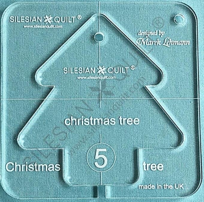 Silesian Quilt Ruler - Christmas Tree Series 5