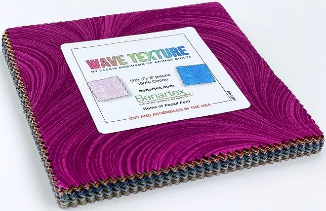 Wave Texture - 5x5 Charmpack