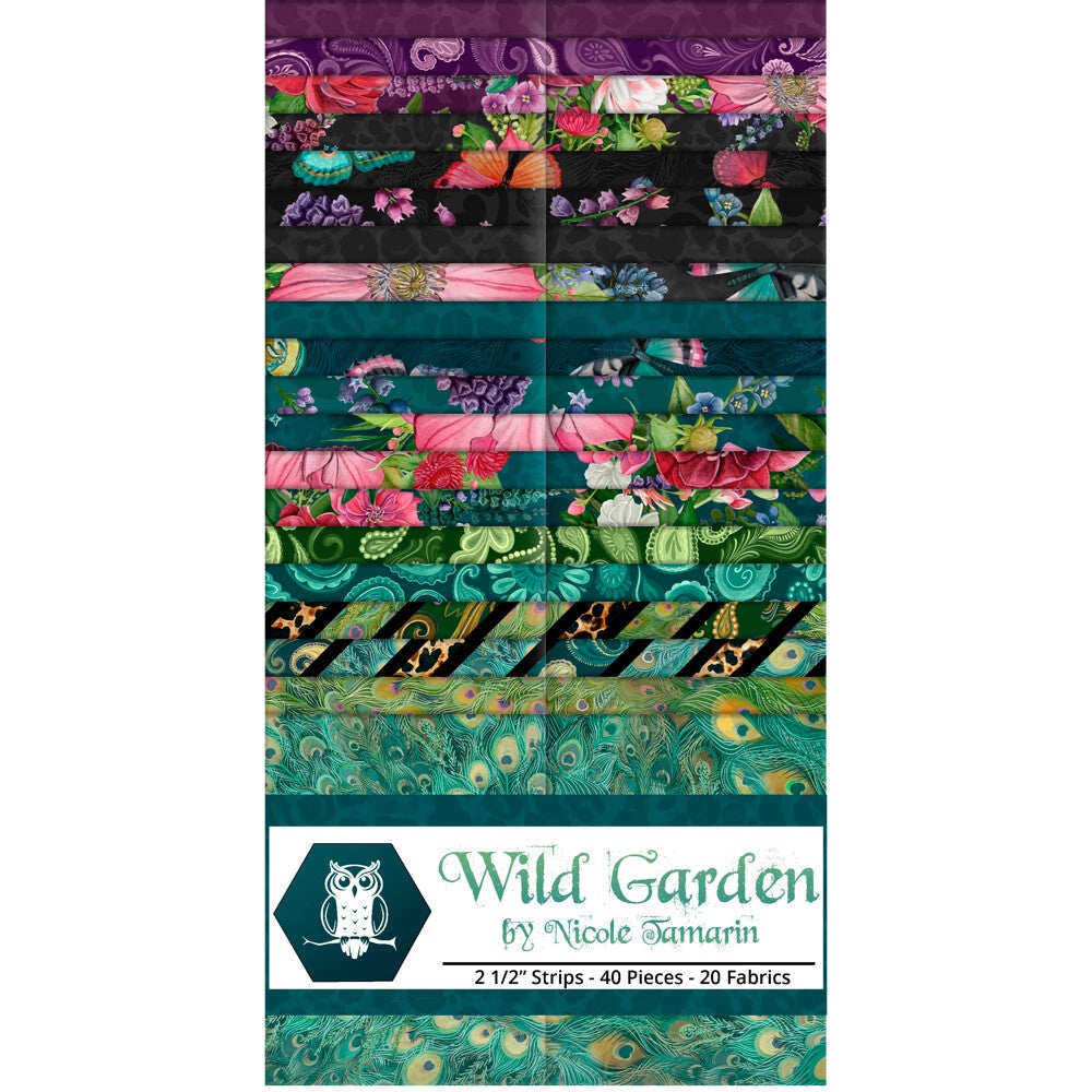 (40pc) - WILD GARDEN - Jelly Strips