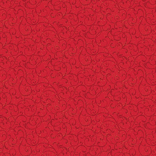 A Festive Medley, Winter Scroll Cardinal (Kerst)