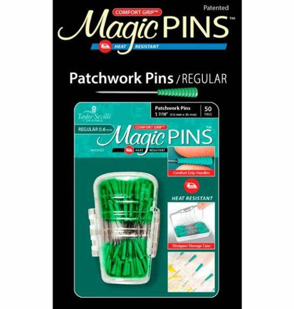Patchwork "Magic PINS" 36mm x 0,6mm dikte - 50 stuks