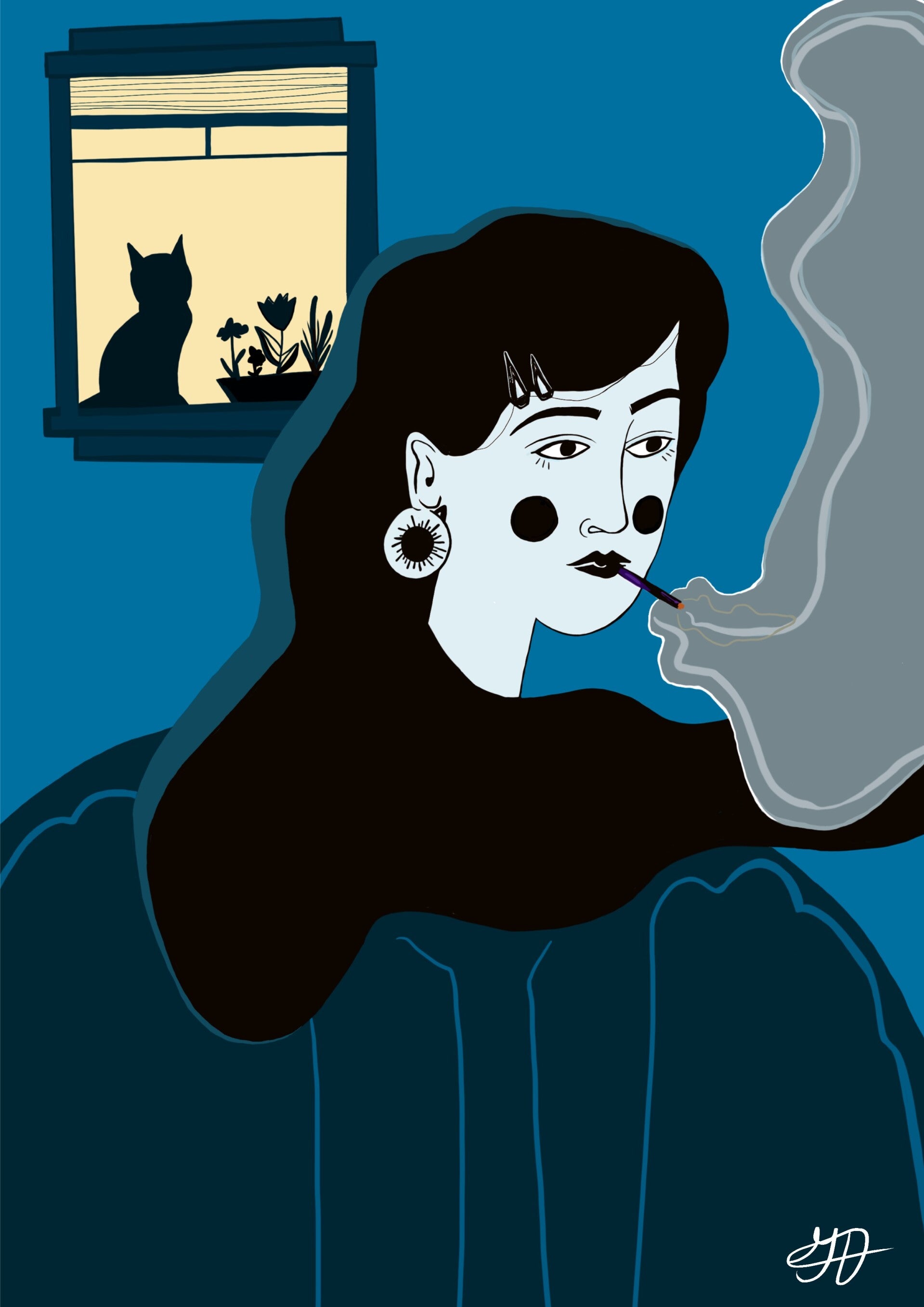 La nuit, côté fenêtre