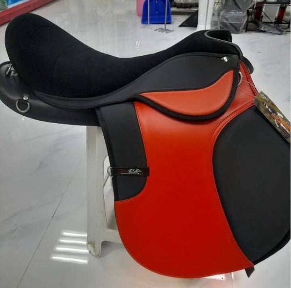 HI RIDER ENDURANCE SADDLE  RED/BLK