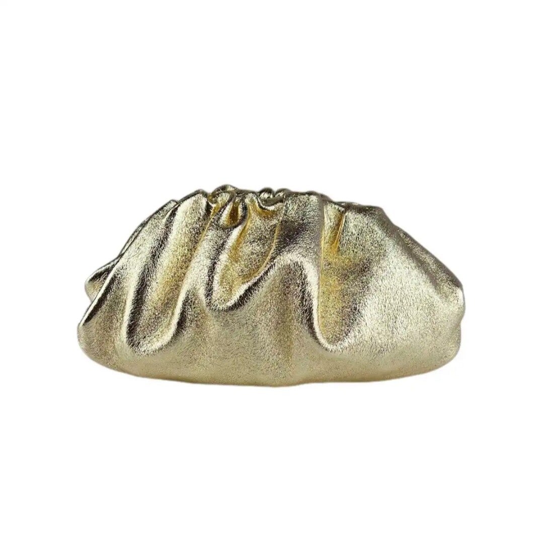 Conchigliette – borsa shell / conchiglia in vera pelle made in Italy