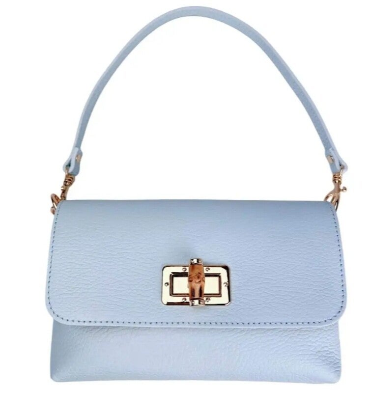 Le Bambú in Pelle – Borsa a Spalla in Vera Pelle Made in Italy