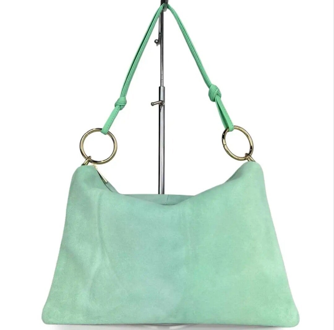 “Le Sottilissime Big – borsa con anelli in CAMOSCIO”