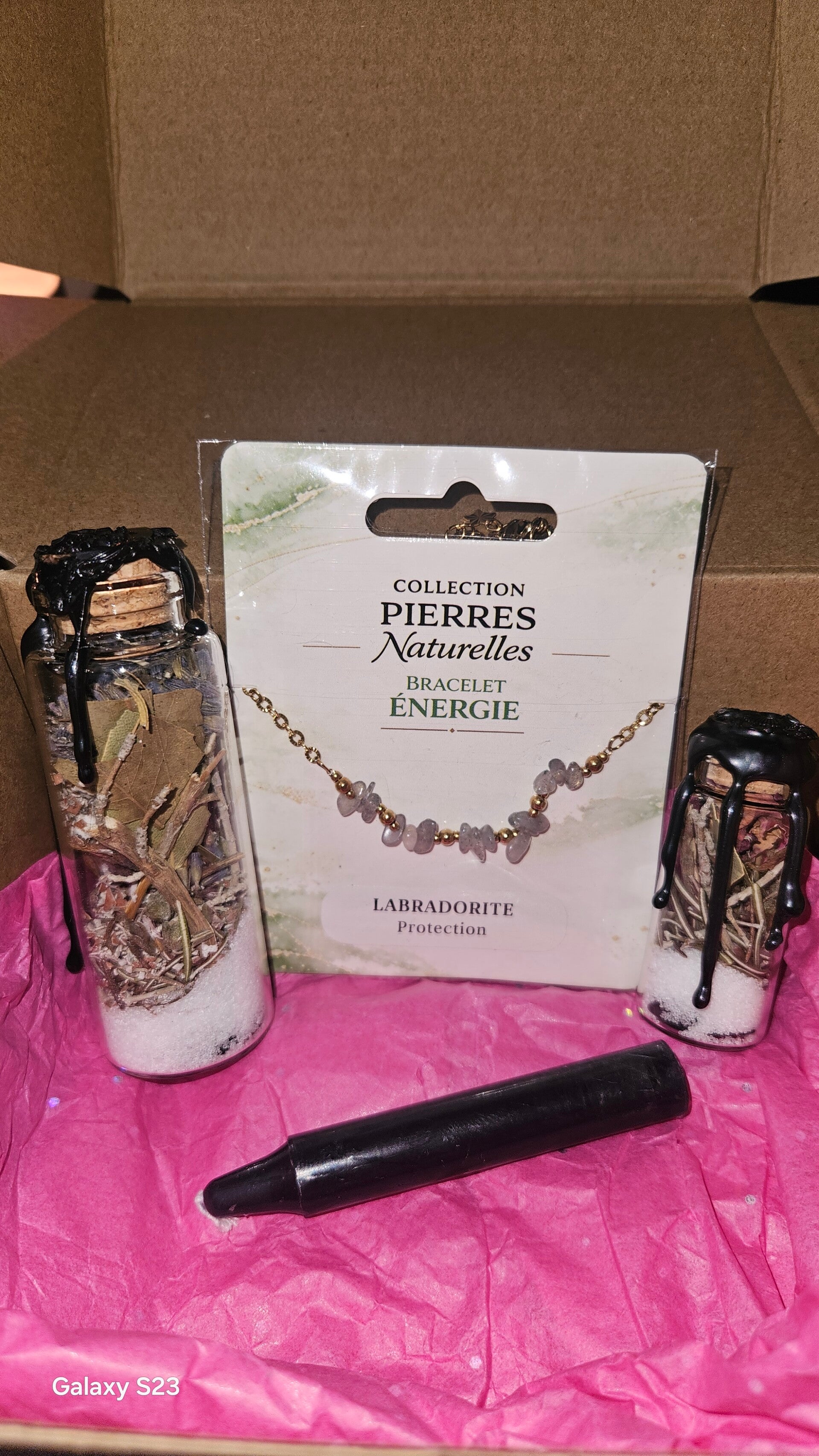 Coffret de spells jar de protection