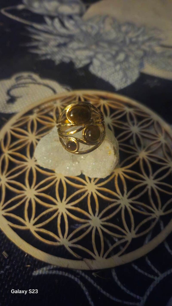 Bague oeil de tigre