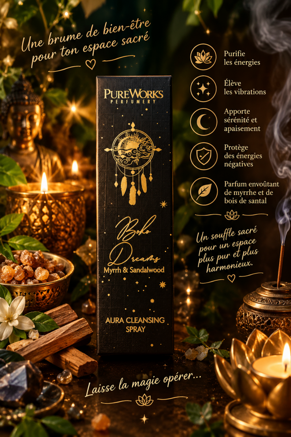 Spray de purification myrrhe et bois de santal