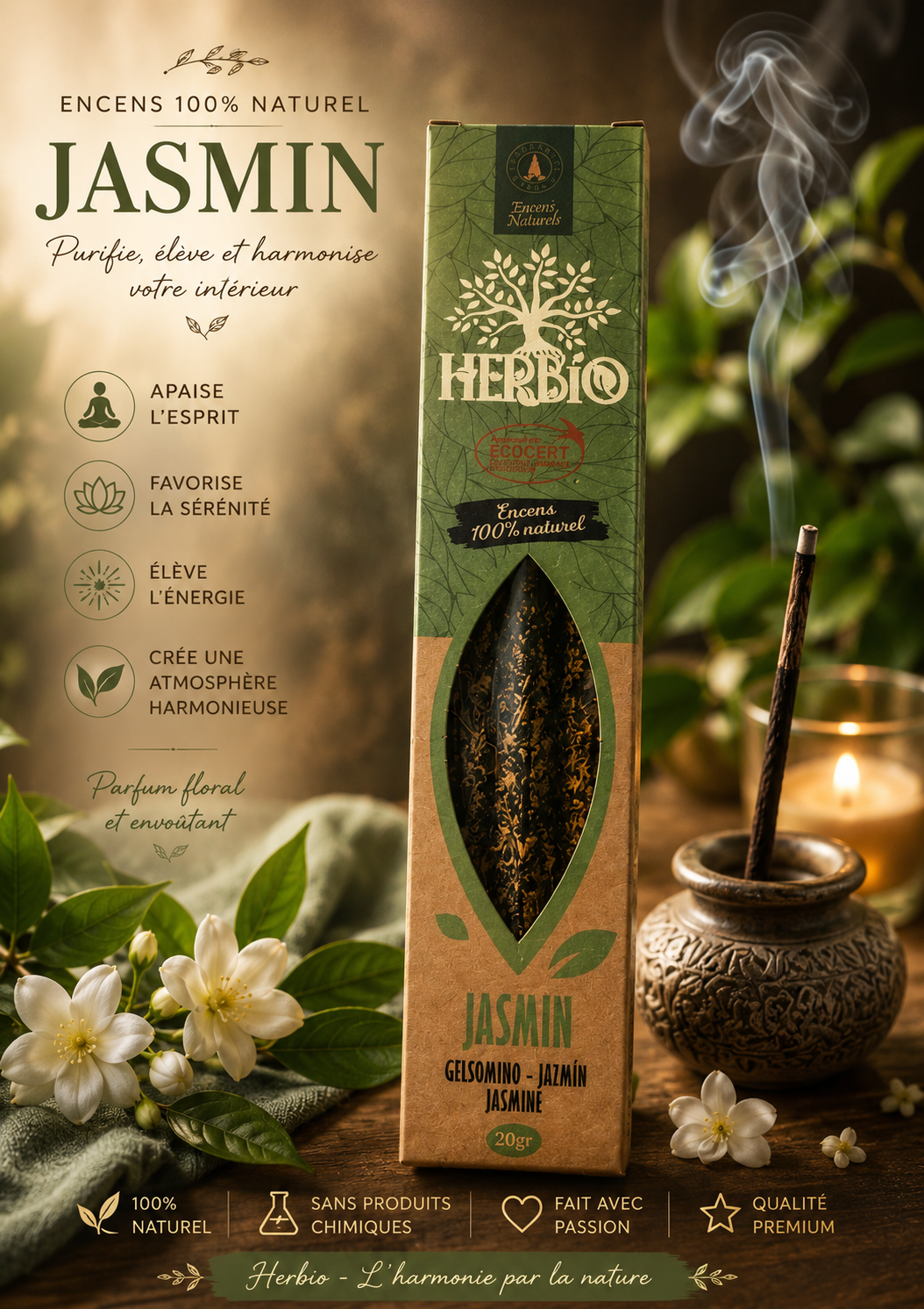 Encens jasmin