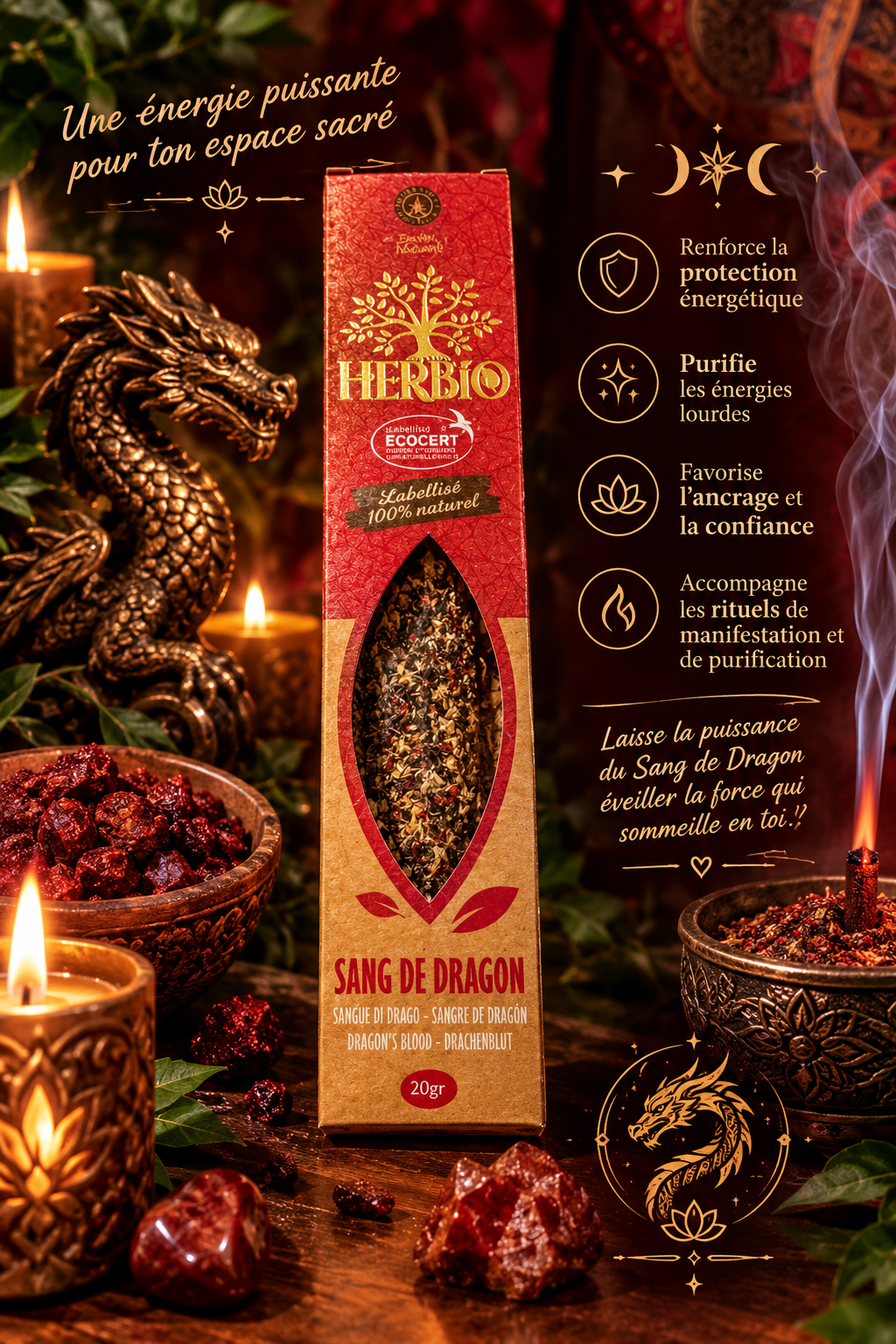 Encens sang de dragon